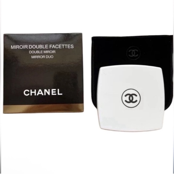 NWT Chanel White Double sided Mirror price for one - Picture 3 of 9